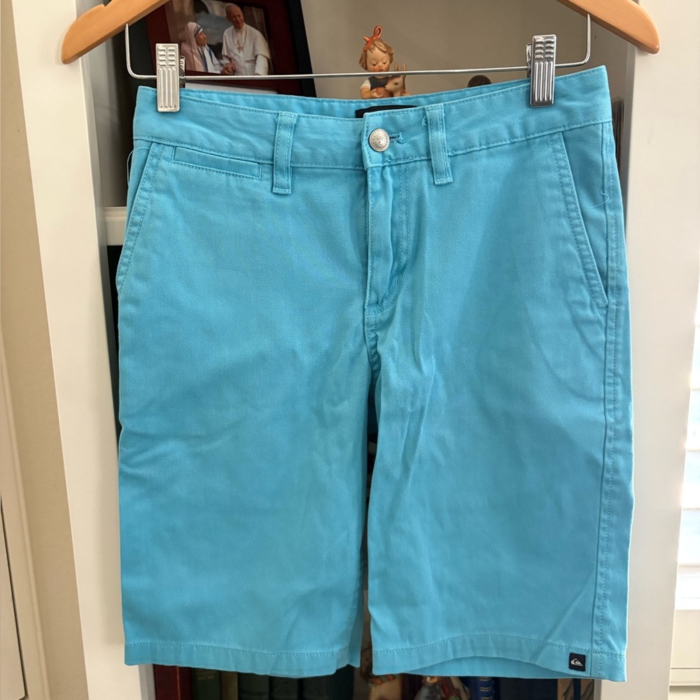 Boys Quiksilver Bermuda Chino Shorts Sz 27